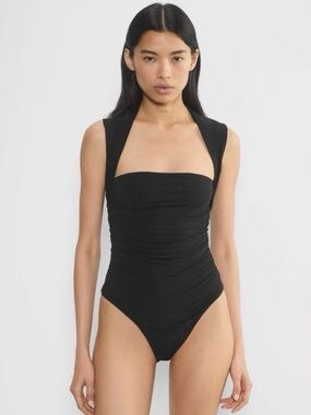 ARITZIA contour ruched thong bodysuit